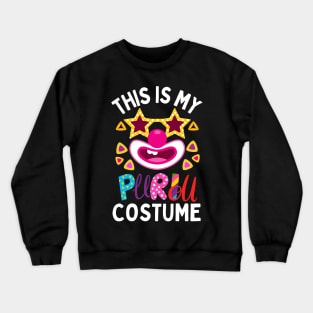 This Is My Purim Costume Jewish Funny Purim Hamantash Crewneck Sweatshirt